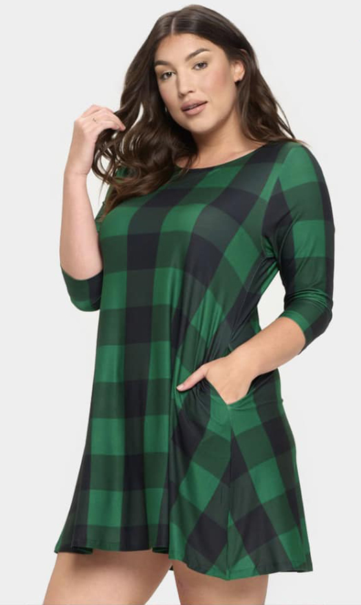 Amazing plaid dress